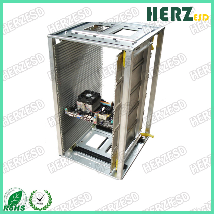 HZ-2614 Aluminum alloy ESD Magazine Rack 355*320*563